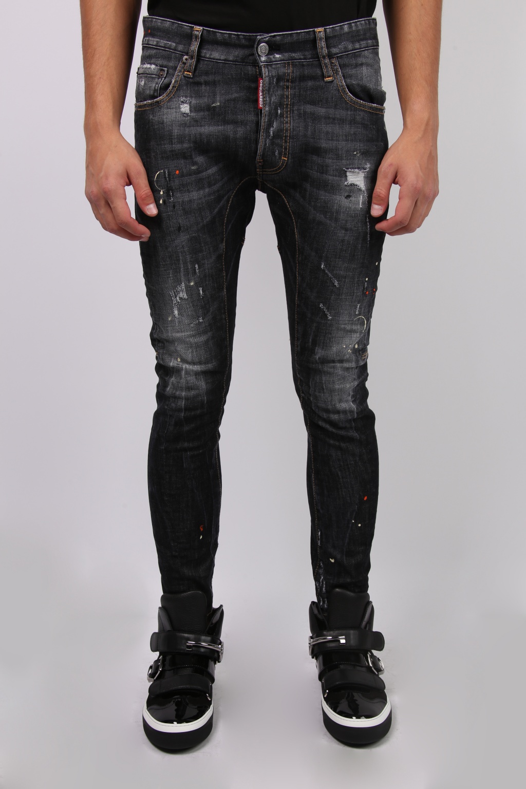 深蓝色'Tidy Biker' Jeans Dsquared2 - Vitkac 中国